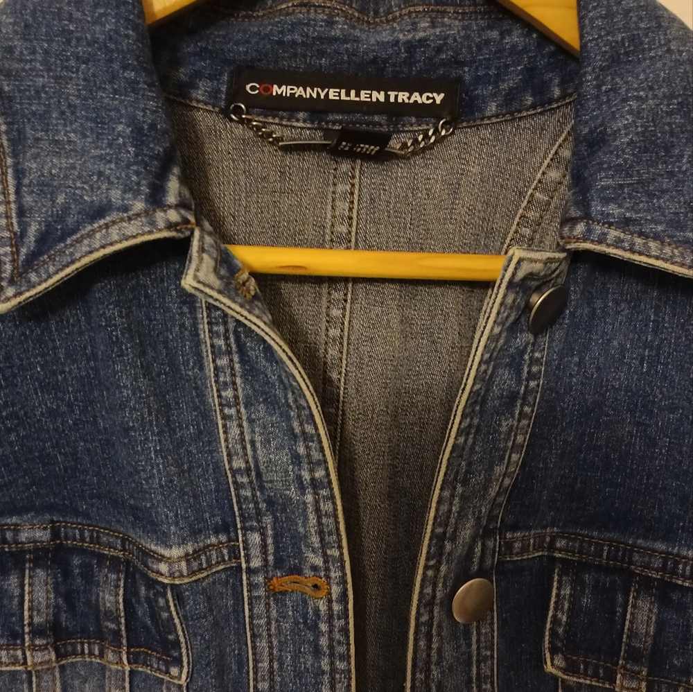 Ellen Tracy jacket size small blue